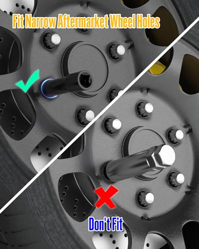 SUCOSO 10 Spline Lug Nut Key Replacement for TA20-1/2 with 1/2" Drive | Fit Bimecc M14x1.5 10 Spline Lug Bolts and M12x1.5 Lug Nuts, Fit Impact Wrench and Extensions