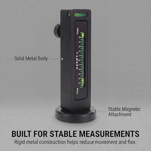 2 Pack Adjustable Magnetic Gauge Tool, Wheel Camber, Caster Pillar and Wheel Alignment Tools for Automotive Truck RV Tire Repair Black - color: Black