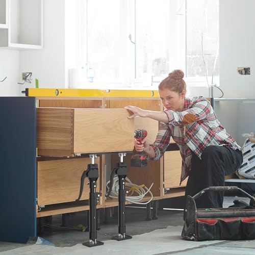 Third Hand Support Pole Heavy Duty, Cabinet Jacks for Installing Cabinets with 200 LBS Capacity and Expand from 15-4/5 to 23-3/5 in, 1-PC - size: Short 1pc(15.75 ~ 23.6 inches)