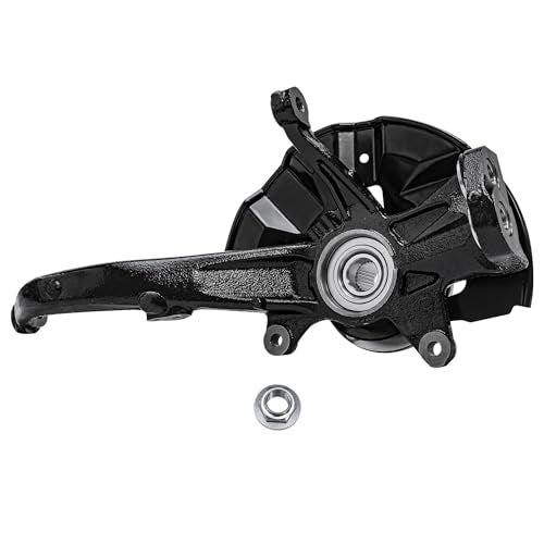 Detroit Axle - Front Steering Knuckles & Wheel Hub Bearings + Outer Tie Rod Ends Replacement for Fusion Milan MKZ Zephyr - 4pc Set - size: 4SU47665/Kit