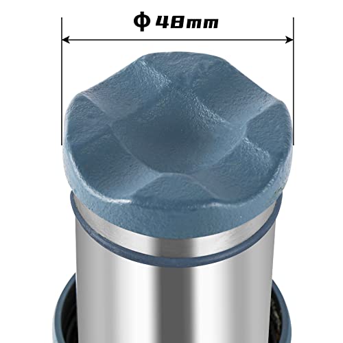BAOSHISHAN 10 Ton Double Ram Bottle Jack 4.92" to 8.86" Lift Range | Low Profile, Heavy-Duty Hydraulic Lifting, Welded Steel Frame, Built-in Safety Valve, for SUV Truck RV - size: 10 Ton (Low Profile)