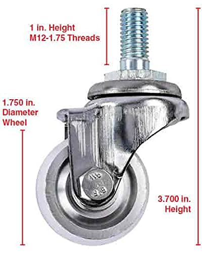 JEGS 80006-2 Replacement Rear Caster for JEGS 2-Ton Aluminum Floor Jack555-80006