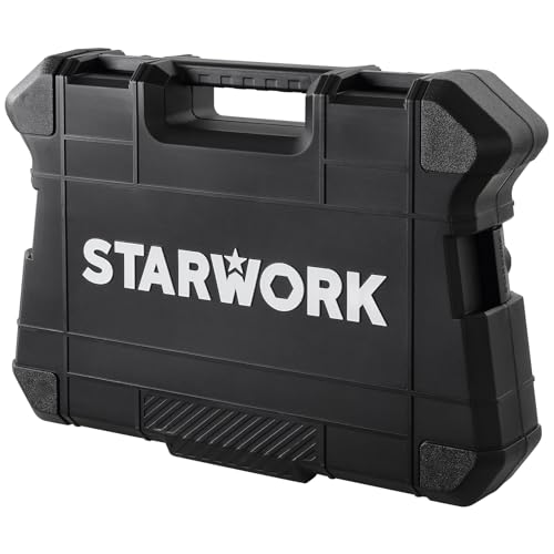 STARWORK TRUE MECHANIC 303-Piece Mechanics Tool Set and Socket Set, 1/4", 3/8", 1/2" Drive, Professional, SAE/Metric - size: 303 PC