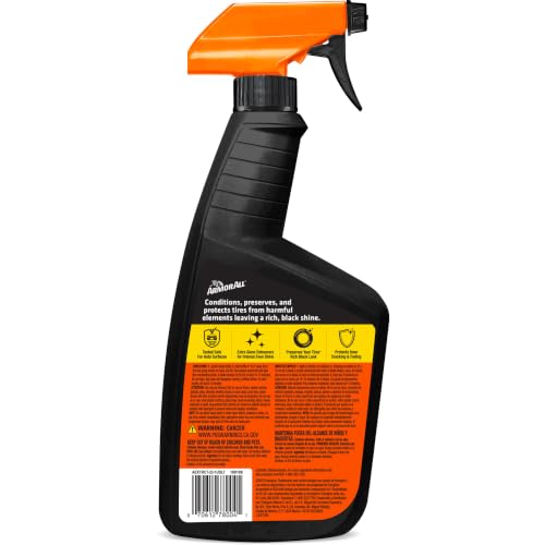 Armor All Extreme Tire Shine Spray , Tire Cleaner and Shine, 22 Fl Oz Each, 6 Pack - style: 6-Pack Tire Shine