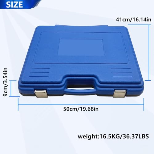 40Pcs Pull and Press Sleeve Kit, Bushing Press Kit for Most Engine Cars Vehicles, Universal Seal Bearing Bushing Removal Installation Tool Kit 4 Pulling Spindles with Nuts Case - color: 40 Pcs