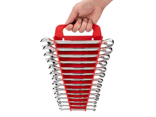 TEKTON Combination Wrench Set, 25-Piece | WCB92301 - size: 25-pc. (1/4-3/4 in., 6-19 mm), style: Holder