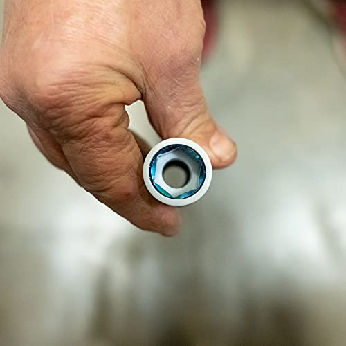 OEMTOOLS 25565 17MM Lug Nut Socket, 1/2" Drive 17 mm Socket for Wheel Service, Non-Marring Sleeve, Thin Wall, CR-MO Steel for Impact Tools, 400 Ft-Lb Max Torque - size: 17mm (1 Piece)