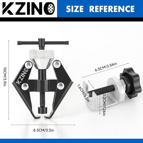 KZINO Windshiled Wiper Puller Tool, Heavy-Duty Arm Battery Terminal Bearing Remover Puller Kit, Windshield Wiper Arm Removal Tool, Arm Bearing Remover Puller Repair Tool