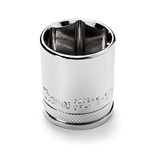 Titan 62034 1/2" Drive 6 Pt. Socket - 1-1/16" - size: 1-1/16"