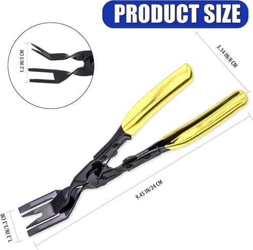 CYBERNOVA Car Auto Door Light & Panel Clip Removal Pliers Tool– Automotive Trim & Rivet Puller Tool for Door Panels, Clips, Fasteners