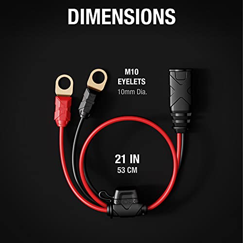 NOCO GC008 X-Connect M10 XL Eyelet Terminal Accessory Genius Smart Battery Chargers - size: One Size