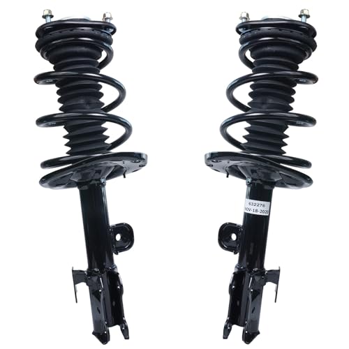 Detroit Axle - 3.5L Front Struts + Lower Control Arms w/Ball Joints | Replacement for 2006-2012 Toyota RAV4-4pc Set - size: 4CQ2500769/Big Kit