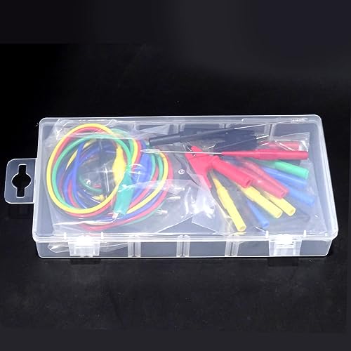 Goupchn Back Probe Kit Banana Plug to Copper Alligator Clip Automotive Test Leads Set with 3 Configurations Back Probe Pins Extended Length Probes for Car Repairing Diagnostic - size: 24PCS
