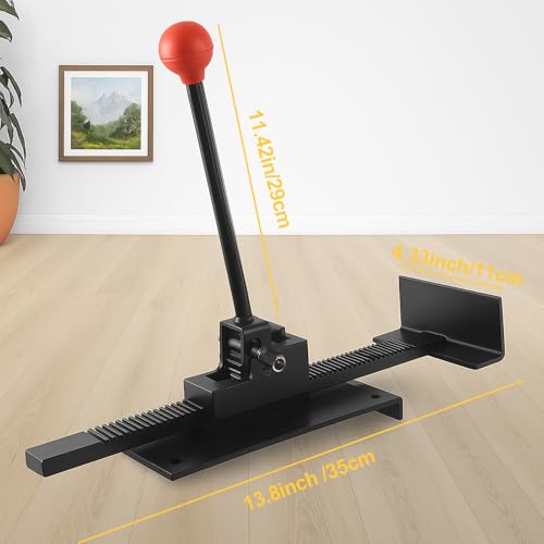 Heavy Duty Ratcheting Hardwood Floor Jack Tool for Wood, Laminate & Vinyl Flooring,Flooring Jacks for Hardwood Floors, Professional Board Tightening & Positioning Aid 