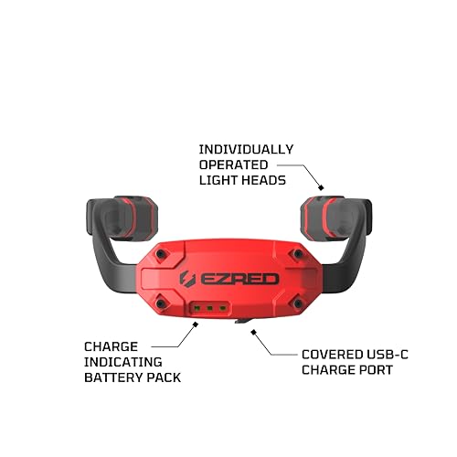 EZRED EZL35RNL-R Rechargeable 350 LM Neck Light - RED EZR-EZL35RNL-R - color: Red