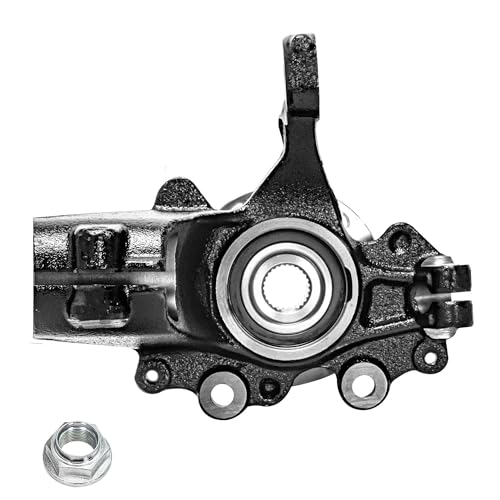 Detroit Axle - Front Steering Knuckles w/Wheel Hub Bearings Struts w/Coil Springs Replacement for 2013-2018 Ford Focus 2.0L - size: 4QU47855/ Big strut kit