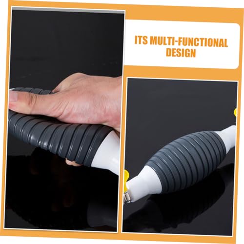Portable Hand Siphon Pump Kit for Fuel Transfer Universal Liquid Sucker for Diesel and Water Includes Flexible Hose for Automotive and Outdoor Use