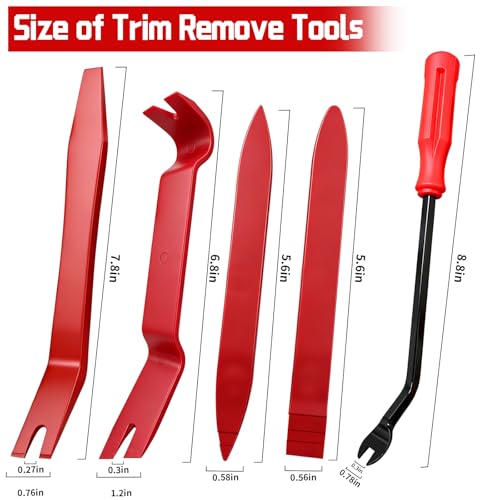 Car Clip Pliers, Panel Clip Removal Tool, Auto Clip Removal Pliers for Automotive Plastic Fasteners, Push Pin & Door Trim, Damage-Free Disassembly