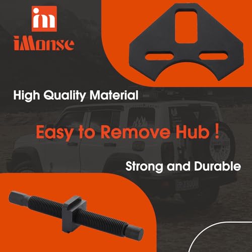 40100 Hub Remover Tool Compatible with 5 6 8 Lug Hub Assemblies on Most Cars and Trucks