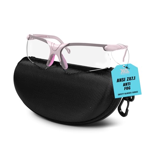 xaegistac Shooting Glasses with Case-Safety Glasses Anti Fog | Z87.1 Certificated Impact Resistance Safety Glasses for Hunting Shooting Sports - color: Multicolor