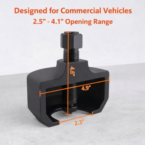 Heavy Duty Pitman Arm Puller 2.5 to 4.1 Inch Opening Commercial Truck Steering Gear Puller Tool for Equipment Maintenance