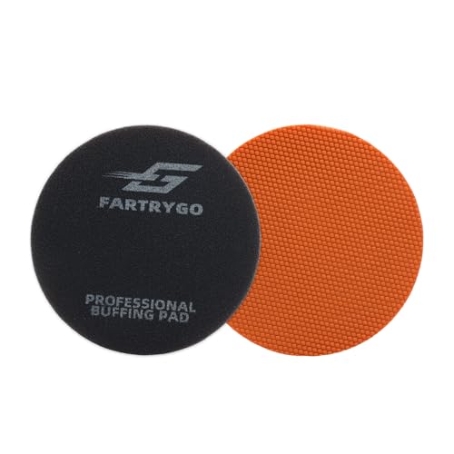 6-Inch Medium Grade Clay Pad – Auto Detailing Clay Bar Replacement for Car Paint Prep, Removes Overspray, Water Spots, Rail Dust & Contaminants, Synthetic Clay Pad for Hand or Machine Use