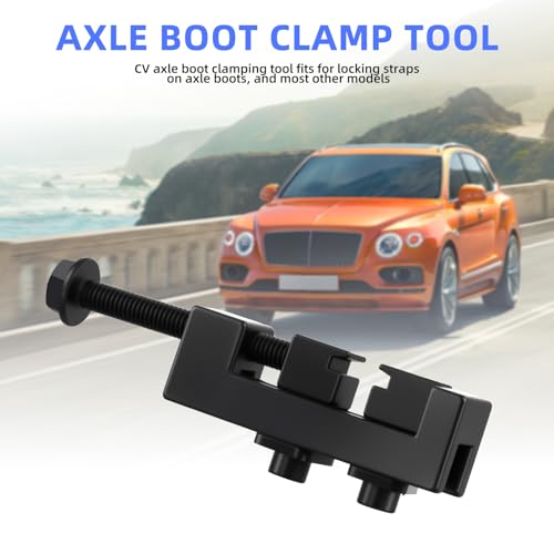 Axle Boot Clamp Tool, with 20 PCS 304 Stainless Steel Single Ear Hose Clamp, Drive Shaft CV Axle Boot Clamp Removal and Installation Tool