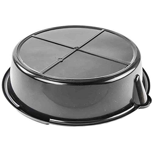 JEGS Drain Pan | 7 Quart Capacity | 13.5in.x 11in.x 4in.| Black | Plastic | For Oil, Transmission & Differential Fluid, And Coolant Collection As Well As Other Uses