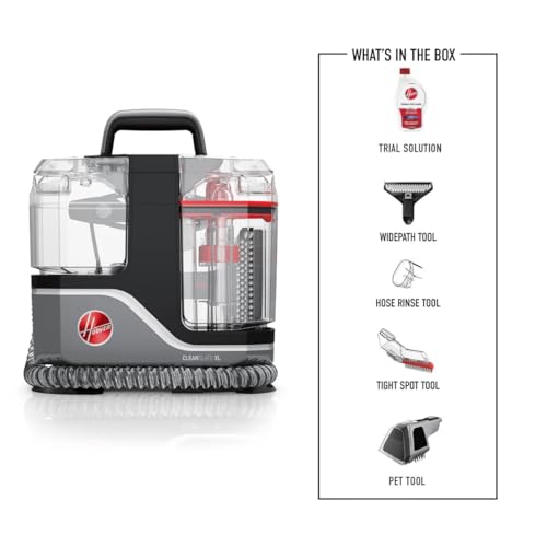 Hoover CleanSlate XL Deep Cleaning Carpet + Upholstery Spot Cleaner Machine | Includes Specialized Tools, Permanent Stain Remover, Pair with Hoover Portable Spot Cleaner Solution - style: CleanSlate XL