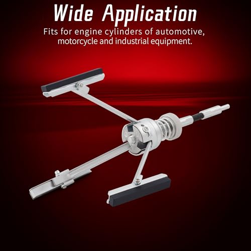 Cylinder Hone Tool, Adjustable Engine Cylinder Honing Tool for Grinding Holes from 2" to 7" in Diameter, Brake Piston Servicing Tools with Extra 3PC 3" Long Stones 220 Grit - size: 3pc 3"