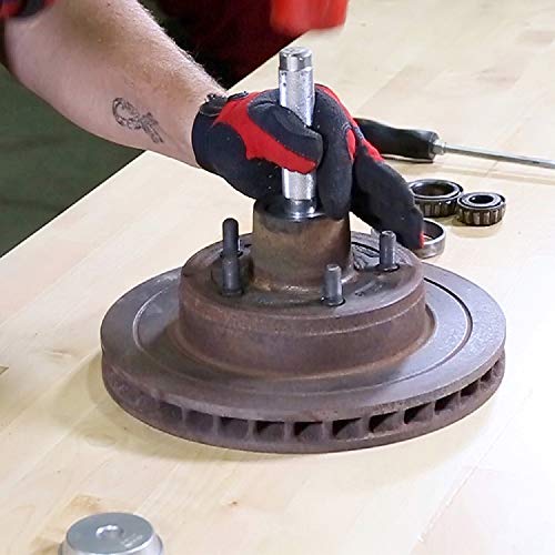OEMTOOLS 37119 10 Piece Bearing and Race Installer Set, Seal Driver Set with 9 Discs, Master Seal Installation Tool, Bearing Installation Tool Set with Driver and Carrying Case - color: Green