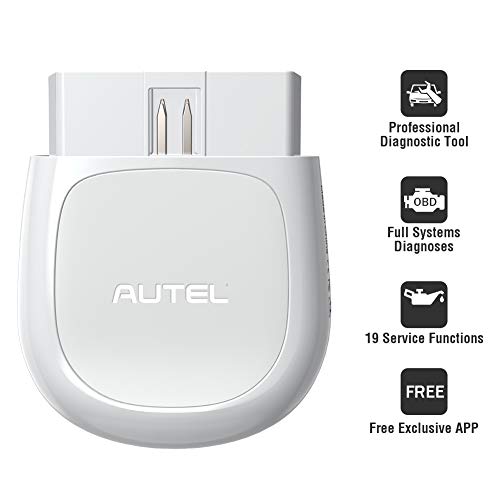 Autel AP200(HT200) Bluetooth OBD2 Scanner, Code Reader with Full Systems Diagnoses and 19 Service Functions, Mini Size Version of MK808 Diagnostic, Vehicle Scan Tool for iPhone & Android Devices