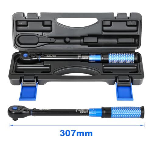 3/8 Torque Wrench, UPGRADE torque wrench car, 5-50Ft.Lb | 6.8 - 67.8Nm, ±3% Precision Dual-Direction, Adjustable 72 Tooth Click Torque Wrench for Moto Truck Car Tire Maintenance, Blue - size: 3/8inch 5-50Ft.Lb