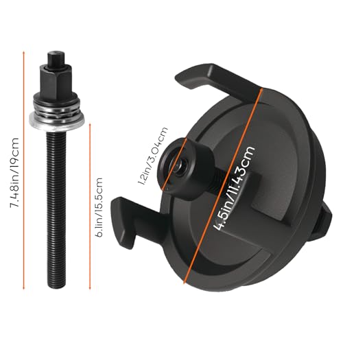 Rogierra 25264 Harmonic Balancer Puller for GM Chrysler Jeep Dodge,Harmonic Damper Puller for Engine Balancer Removal Replacement,LS Crank Pulley Puller