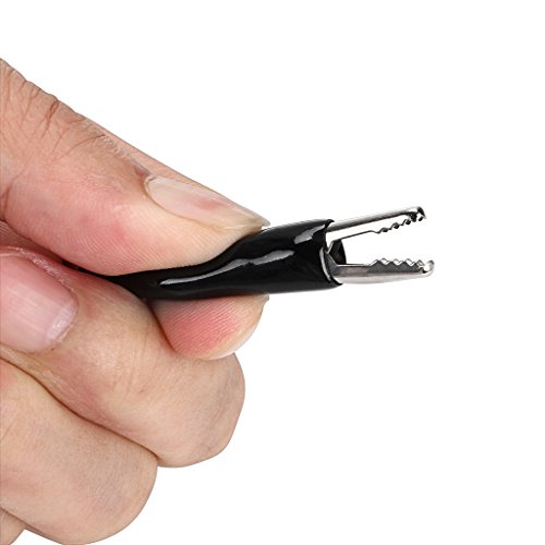 Sumnacon Multimeter Test Lead Set - Stackable Banana Plug to Test Hook, Banana Plug to Alligator Clips Test Cable Kit, Flexible Silicone Electrical Test Wire Leads with Protective - size: 3.3Ft/1M