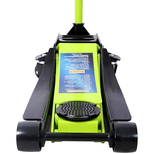 Low Profile Car Jack 4 Ton Portable Floor Hydraulic Jacks 8000 lbs | Heavy-duty steel floor jack with 4-ton capacity, low profile design, lifting range 2.5-20 inches, overload protection va - color: A4