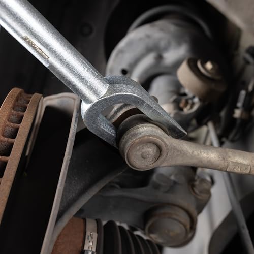 OEMTOOLS 25201 Pickle Fork Tie Rod Removal Tool, 21/32" (16.7 mm) Opening Ball Joint Removal Tool, Drop-Forged Steel, 15-1/2 Inch Length, Long Knurled Handle - size: 21/32" (16.7 mm)