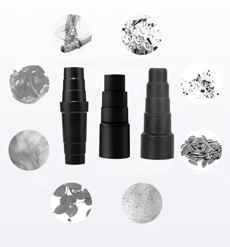Universal Vacuum Hose Adapter Kit Reducer Attachment Set,Shop Vac Vacuum Attachment Hose Adapter Kit 3 Pieces