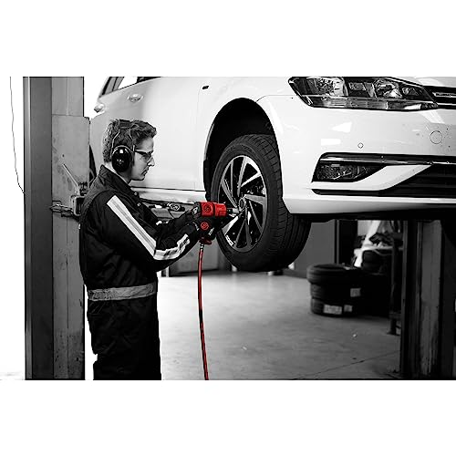 Chicago Pneumatic CP7748TL - 1/2 Inch Air Impact Wrench, Torque Limited, Pistol Handle, Max Torque Reverse Output 960 ft.lbs / 1300 Nm - 7000 RPM, Twin Hammer - size: 1-Inch Short Anvil - Torque, style: New Version