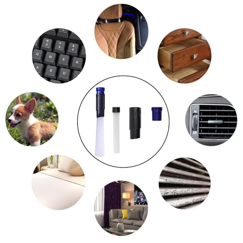 11 Pcs Universal vacuum brush attachment, vacuum accessories and attachments, 1 1/4 inch vacuum attachments for shop vac accessories, Floor Brush Vacuum Extension Wand Vacuum Hose Adapter - size: 11 Pcs