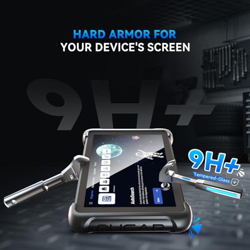 MUCAR 892BT Scanner and Tempered Glass Screen Protector,AI-Assisted Bidirectional Scan Tool, Full System OBD2 Scanner, Bi-Directional OBD2 Scanner Diagnostic Tool,ECU Coding, 35 Services, FCA Autoauth