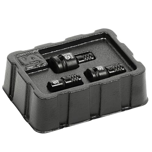 ARES 22035 – 3-Piece Impact Grade Quick Release Bit Holder Set – 1/4-Inch, 3/8-Inch, and 1/2-Inch Drive - Compatible With 1/4-Inch Hex Shank Bits - Quick Release Mechanism for Rapid Attach and Release - size: 3-Piece Impact Grade Quick Release Bit Holder