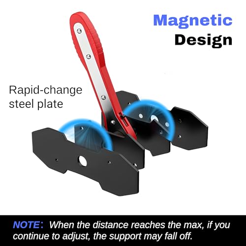 Brake Caliper Compression Tool - Rotating Ratchet Caliper Piston Compressor Tool with 2 Pcs Steel Plates, 360° Adjustable Brake Caliper Tool, Essential Tool for Car Brake Maintenance
