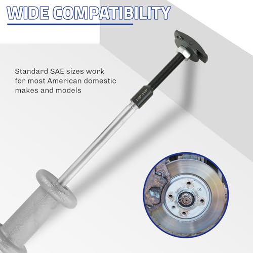 Rear Axle Bearing Remover Puller Slide Hammer Set | 3PCS Rear Axle Bearing Puller Extractor Installer Repair Tool Kit W/ 3 Sizes