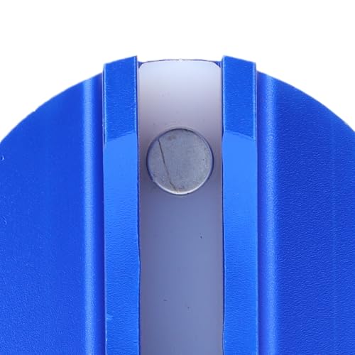 WALFRONT Universal Aluminum Grooved Magnetic Jack Pad 0.47in Slot Opening with Reinforced Nylon Base and 2 Magnets for Vehicle Lifting and Frame Rail Protection