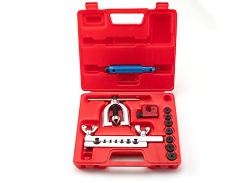 VCT SAE/MM Double Single Flaring Brake Line Tool Kit w/Mini Pipe Cutter Car Truck