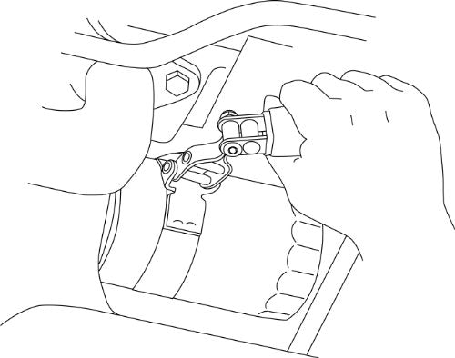 Lisle 57020 Small Oil Filter Swivel Wrench - size: 2.875-3.25 / 73-82.5mm