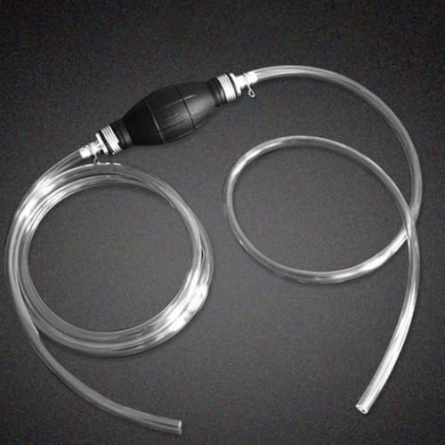 Manual Fuel Transfer Pump with 15mm Hose - Fast Gas Siphon for Cars, Boats & Tanks - Portable Hand Pump Kit