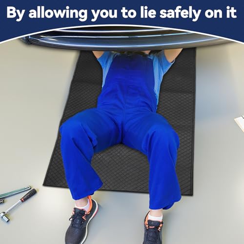 Heavy-Duty Crawler Rolling Mat,60x28 Inch Under Car Repair Mat, Automotive Creepers for Low Clearance, Portable Under Dash Creeper