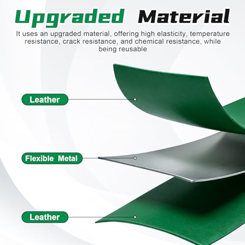JUSTTOP Reused Flexible Foldable Oil Drain Funnel,Form a Funnel Flexible Draining Tool for Most Cars, Trucks, Motorcycles,Soft Leather Material - size: Leather